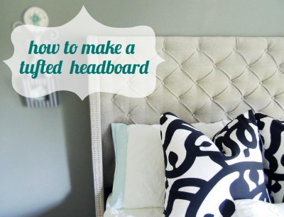 DO or DIY: how to make a tufted headboard